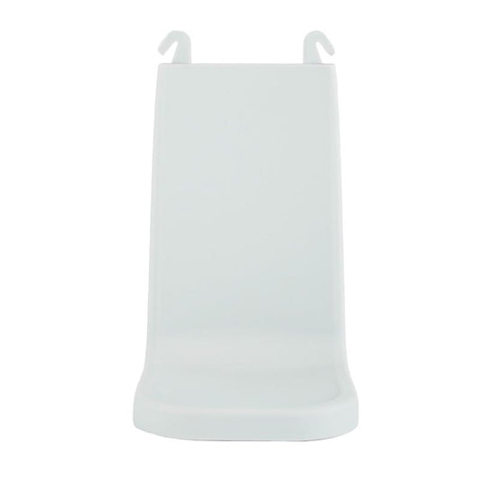 Die IntelliCare Tropfschale von Diversey Deutschland GmbH & Co. OHG verfügt über ein weißes Kunststoffdesign mit glatter Oberfläche, eine leicht geneigte Rückenlehne und zwei obere Haken zur sicheren Befestigung, die Sauberkeit und Sicherheit in verschiedenen Umgebungen gewährleisten.