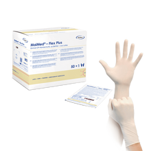 MaiMed-Flex Plus PF steril púdermentes latex sebészeti kesztyű, 50 pár/doboz