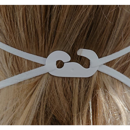 FFP2 légzőmaszk, fehér, 10 db. / Doboz szelep nélkül, fülhurkok | Doboz (10 db)