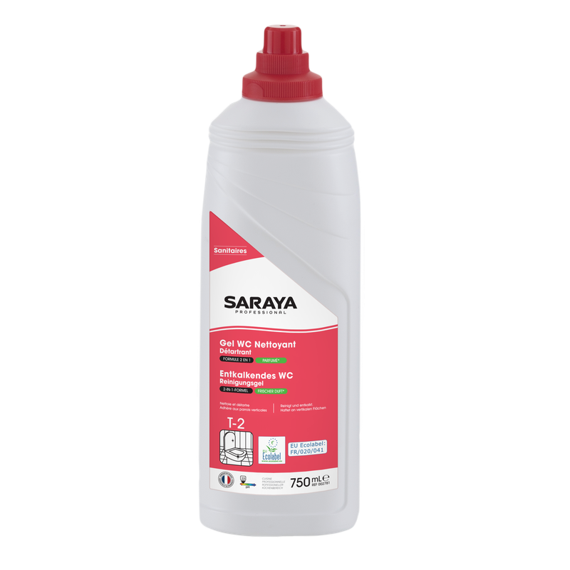 Saraya toalettgél tisztítószer Ecolabel | üveg (750 ml)