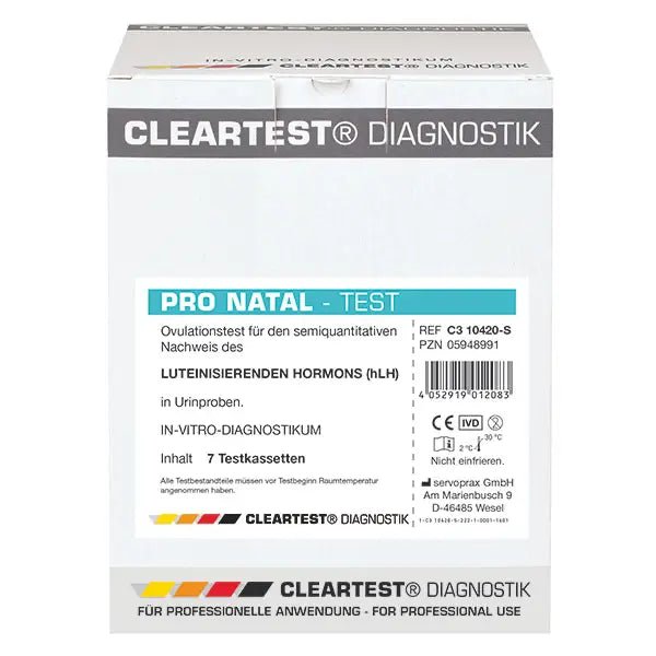 Cleartest Pro Natal, Csomag: 7 db | Csomag (7 teszt)