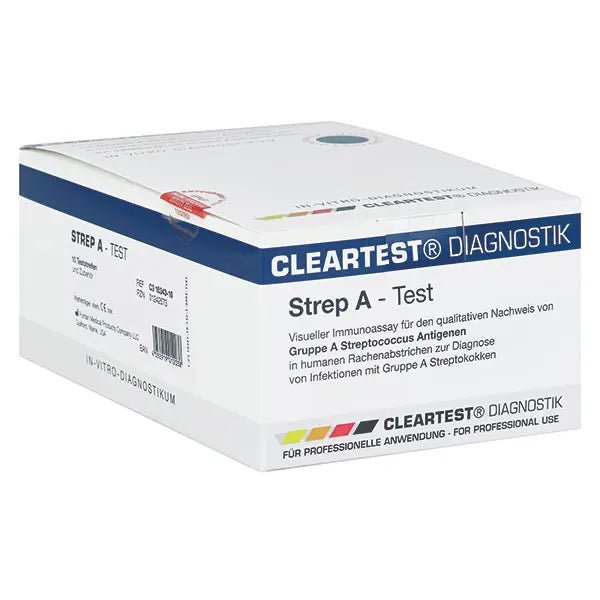 A legtisztább strep -a kazettás teszt - 10 tesztcsík | Csomag (10 teszt)