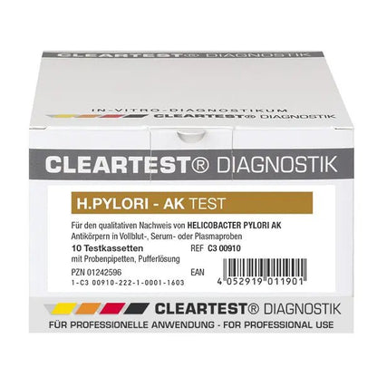 Cleartest Pylori tesztkazetták
