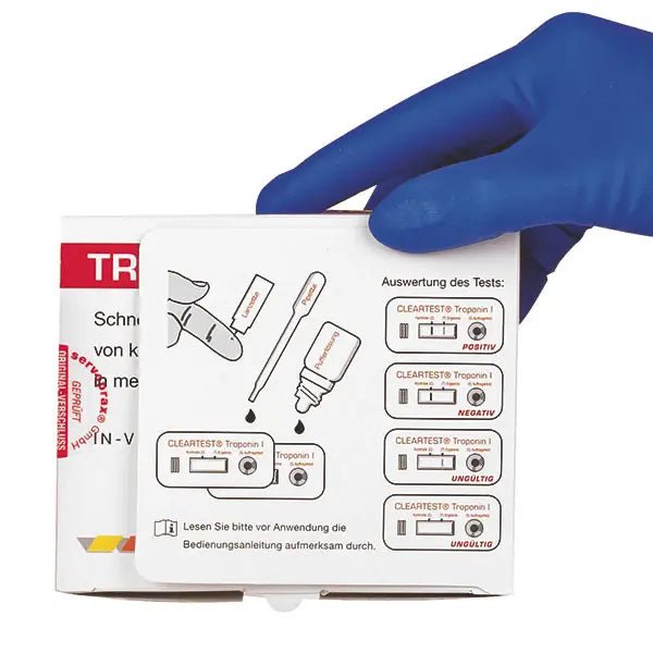 ClearTest® Troponin I Vaualbred Infarkt teszt