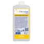 Eine 1.000 ml Flasche Dr. Schnell CIMODECONTAN SOFT Antimikrobielle Waschlotion von DR.SCHNELL GmbH & Co. KGaA, mit gelb-blauem Etikett und deutscher Anleitung zur hygienischen Reinigung von Haut und Händen.