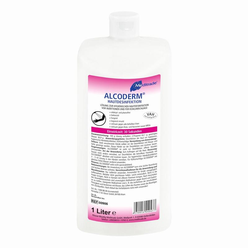 Alcoderm® bőrfertőtlenítő, 1 L | üveg (1 db)