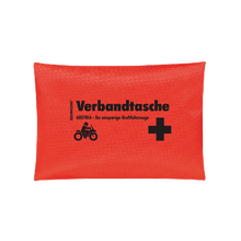 „Verbandtasche Austria” narancssárga elsősegélytáska egynyomú járművekhez az ÖNORM V 5100 szabvány szerint