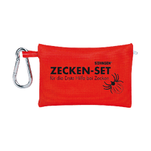 SÖHNGEN® kullancs-elsősegélykészlet, narancssárga