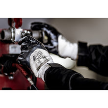 NITRAS nitril kesztyű, natúr szín / kék