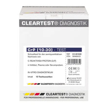 Cleartest CrP (10/30) Cut Off: 10mg/l Referencia: 30mg/l Csomag: 10 teszt | Csomag (10 teszt)