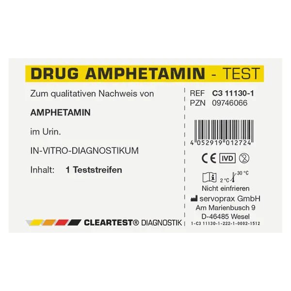 Cleartest gyógyszerteszt benzodiazepinek egyéni teszt | Darab (1 teszt)
