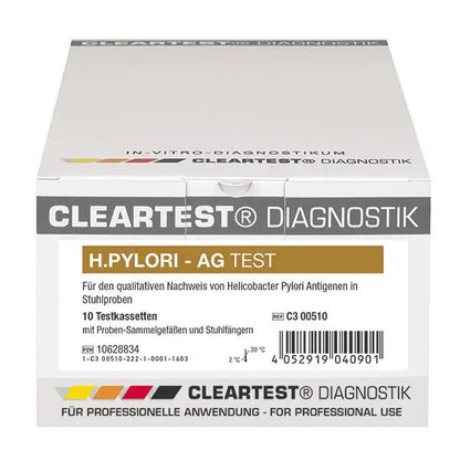 Cleartest Pylori AG, székből készült