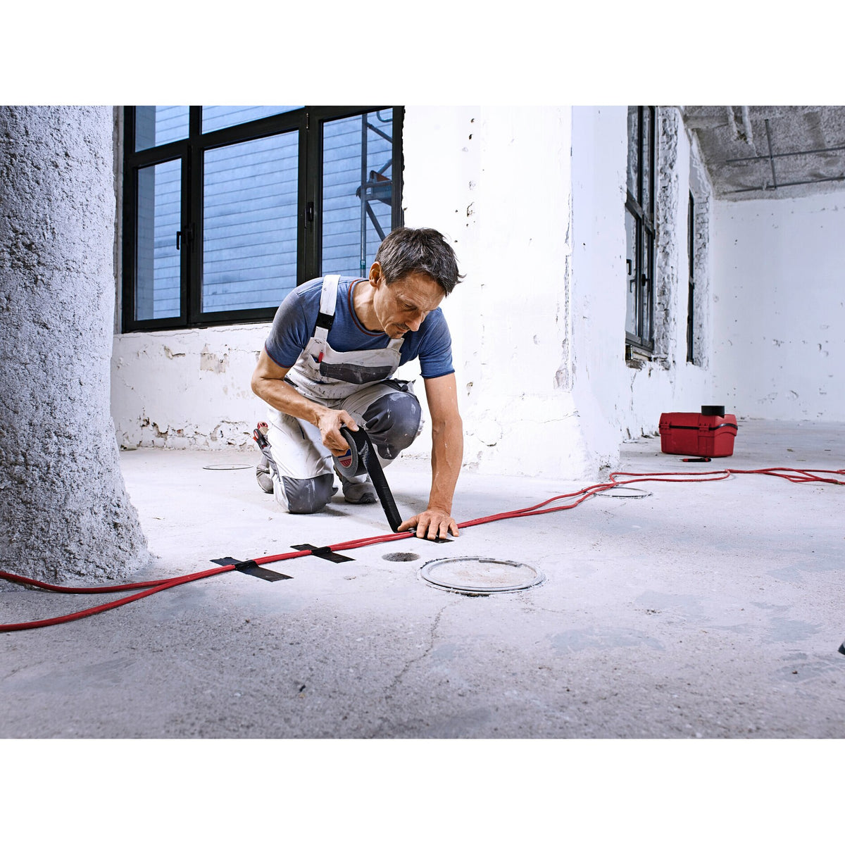 tesa Professional 4662 Medium Steinband – Anwendung