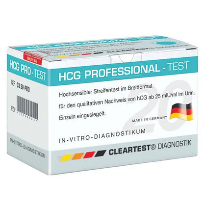 Cleartest HCG-Professional terhességi teszt, csomag: 20 teszt | Csomag (20 teszt)