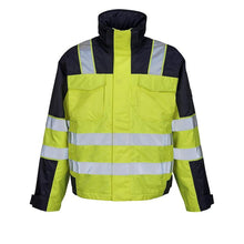 MASCOT® Genova téli kabát, hi-vis sárga/navy