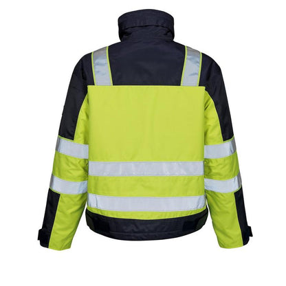 MASCOT® Genova téli kabát, hi-vis sárga/navy