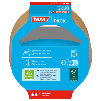 tesapack paper strong con.cuff, 25 m x 38 mm, chamois