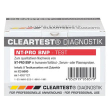 Cleartest NT-Pro BNP* csomag: 5 teszt | Csomag (5 teszt)