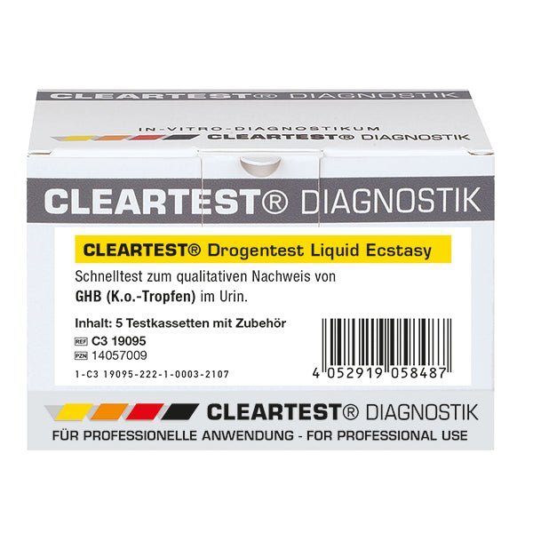 Cleartest drogteszt, Liquid Ecstasy Pack: 5 teszt | Darab (5 teszt)