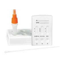 Cleartest SARS-CoV-2/Influenza A+B/RSV Csomag: 10 teszt, a nasopharyngealis tamponból készült tartozékokkal | Csomag (10 teszt)