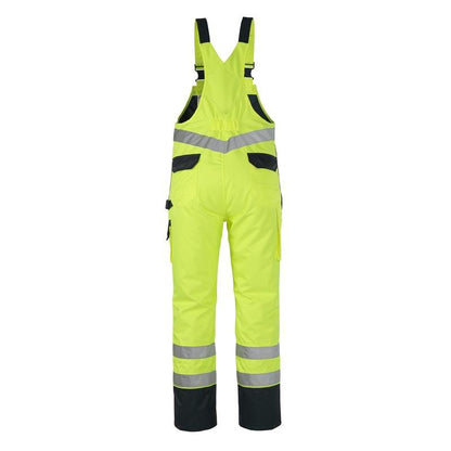 MASCOT® Wels dungarees, hi-vis sárga/tengerészet