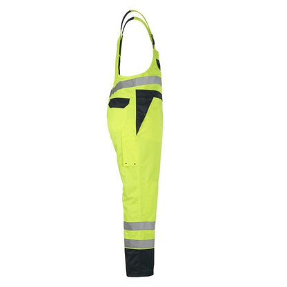 MASCOT® Wels dungarees, hi-vis sárga/tengerészet