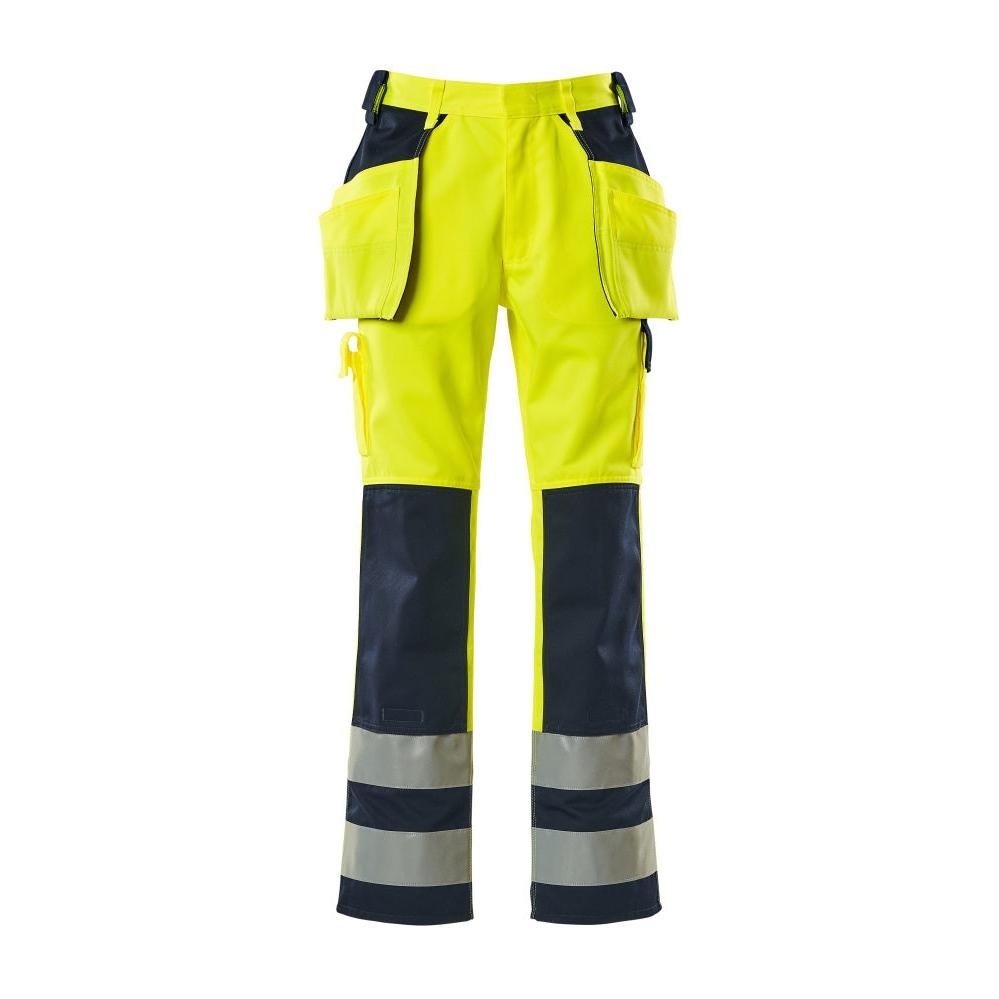 MASCOT® Almas kézműves nadrág, hi-vis sárga/navy