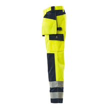 MASCOT® Almas kézműves nadrág, hi-vis sárga/navy