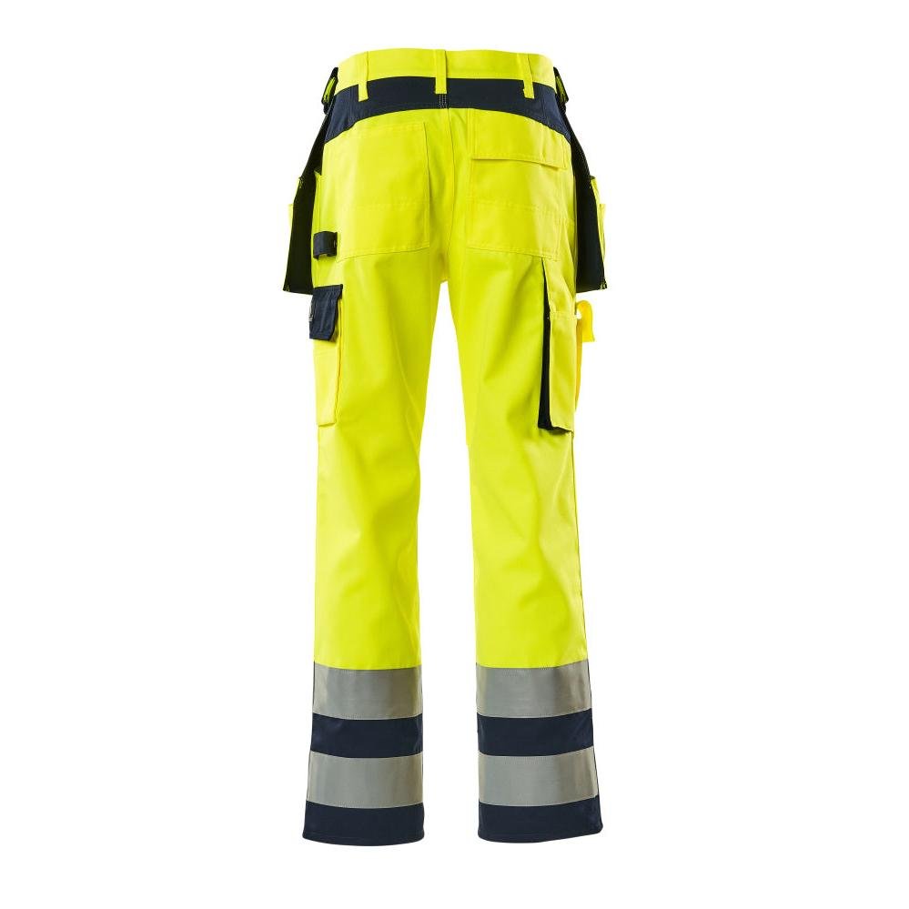 MASCOT® Almas kézműves nadrág, hi-vis sárga/navy