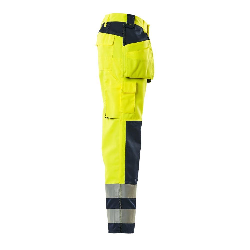 MASCOT® Almas kézműves nadrág, hi-vis sárga/navy