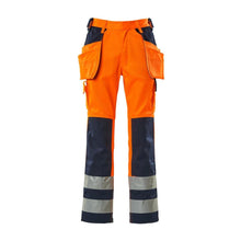 MASCOT® Almas kézműves nadrág, hi-vis narancssárga/navy