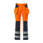 MASCOT® Almas kézműves nadrág, hi-vis narancssárga/navy
