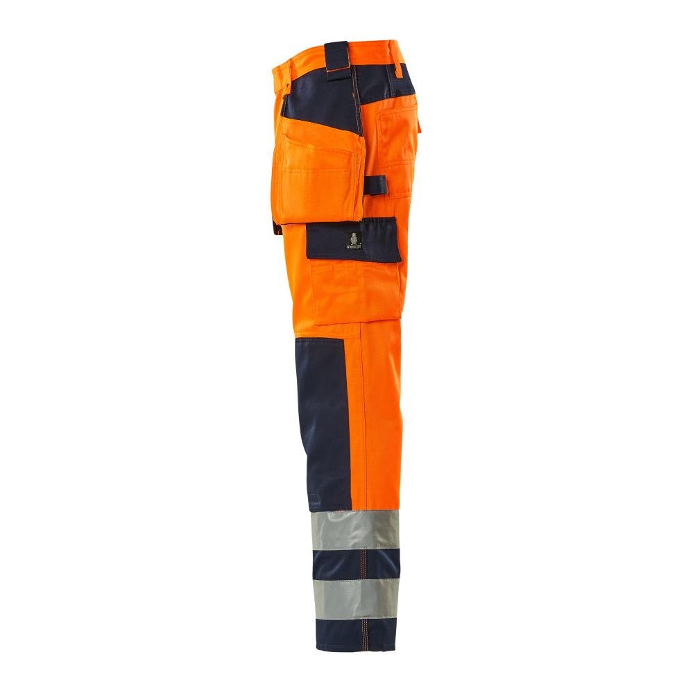 MASCOT® Almas kézműves nadrág, hi-vis narancssárga/navy