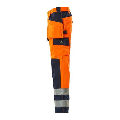 MASCOT® Almas kézműves nadrág, hi-vis narancssárga/navy