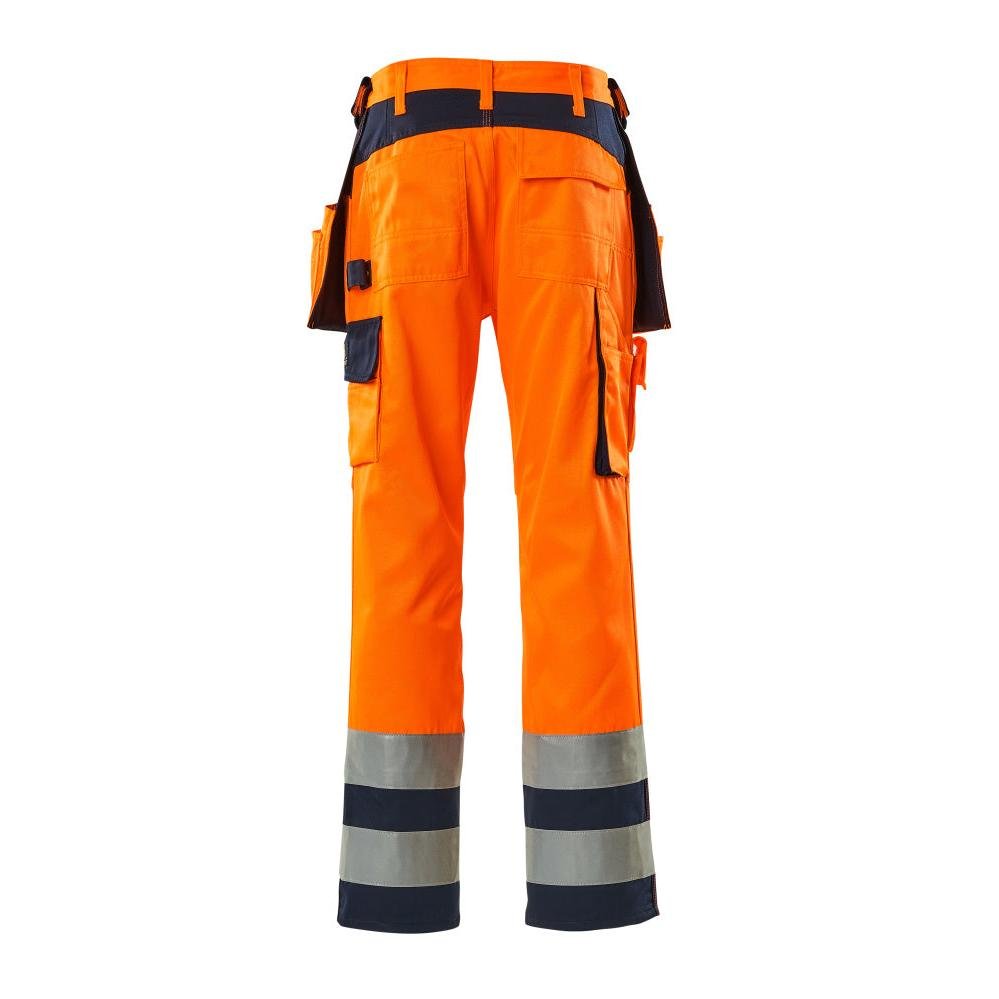 MASCOT® Almas kézműves nadrág, hi-vis narancssárga/navy