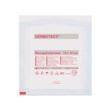 DERMOTEKT®  gyakorló kompressz 10 x 10 cm, 2 darab, nem steril