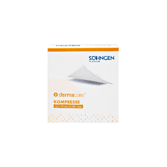 DermaCare® kompressz, csomagolási egység: 25 db, 10 x 10 cm