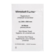 Nemszövetes törlőkendők, 200 x 300 mm, 50 darabos csomagban