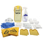 A Diversey Deutschland GmbH & Co. OHG Diversey Oxivir Plus Spray Spill Kit-je, amely 1x Oxivir Plus Spray-ből és 2x Spill Kit-ből áll, egy feliratos sárga tárolótáskában van ábrázolva fehér háttéren.