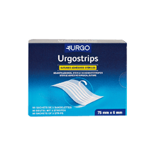 Kapcsos sebtapasz-varrócsíka 75 x 6 mm, 50 csomag, csomagonként 3 db