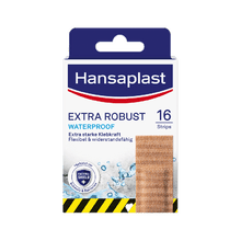 Hansaplast EXTRA ROBUST sebtapaszok, 2,6 x 7,6 cm, 16 darabos csomagban