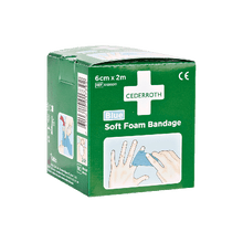 Cederroth Soft Foam kötés, kék, 2 m x 6 cn – utántöltő csomag 51011011