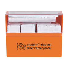 Gyerekeknek szánt tapaszadagoló, aluderm®-aluplast, töltve