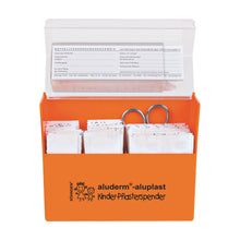 Gyerekeknek szánt tapaszadagoló, aluderm®-aluplast, töltve