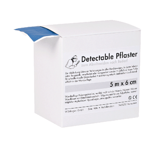 Detectable sebtapasz 5 m x 6 cm