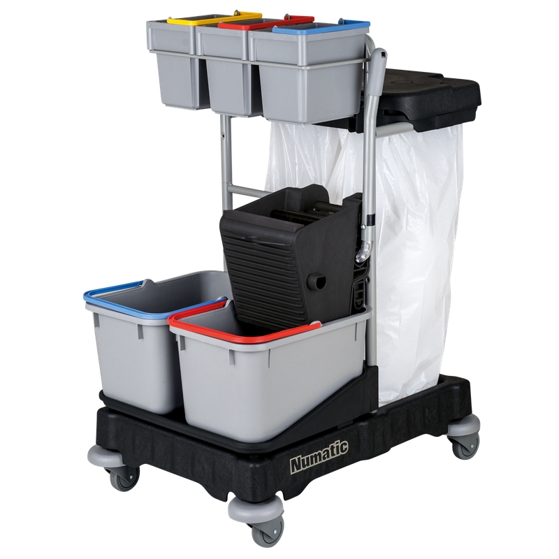 Numatikus tisztító kocsi ProCar 4G Fekete | Csomag (1 db)