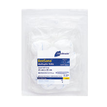 BeeSana® géztamponok, RöKo, steril, 25 x 26 cm, kerek forma, 10 db | Csomag (300 db)