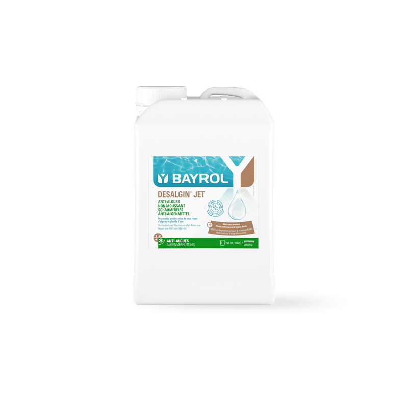 BAYROL Desalgin® JET Megbízható algaölő koncentrátum minden típusú alga ellen