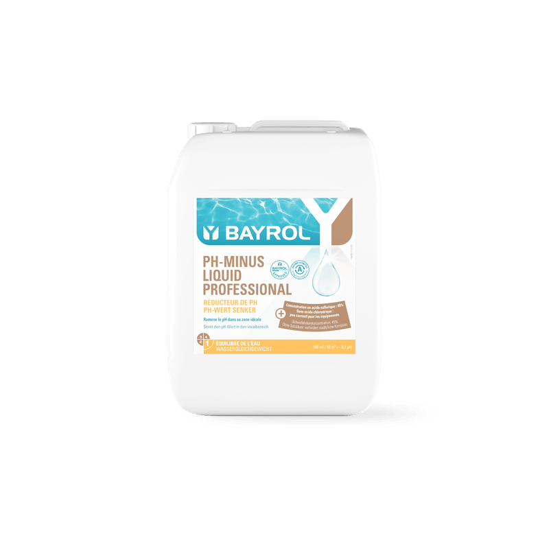 BAYROL pH-Minus Liquid Professional 45% Folyékony, savas koncentrátum