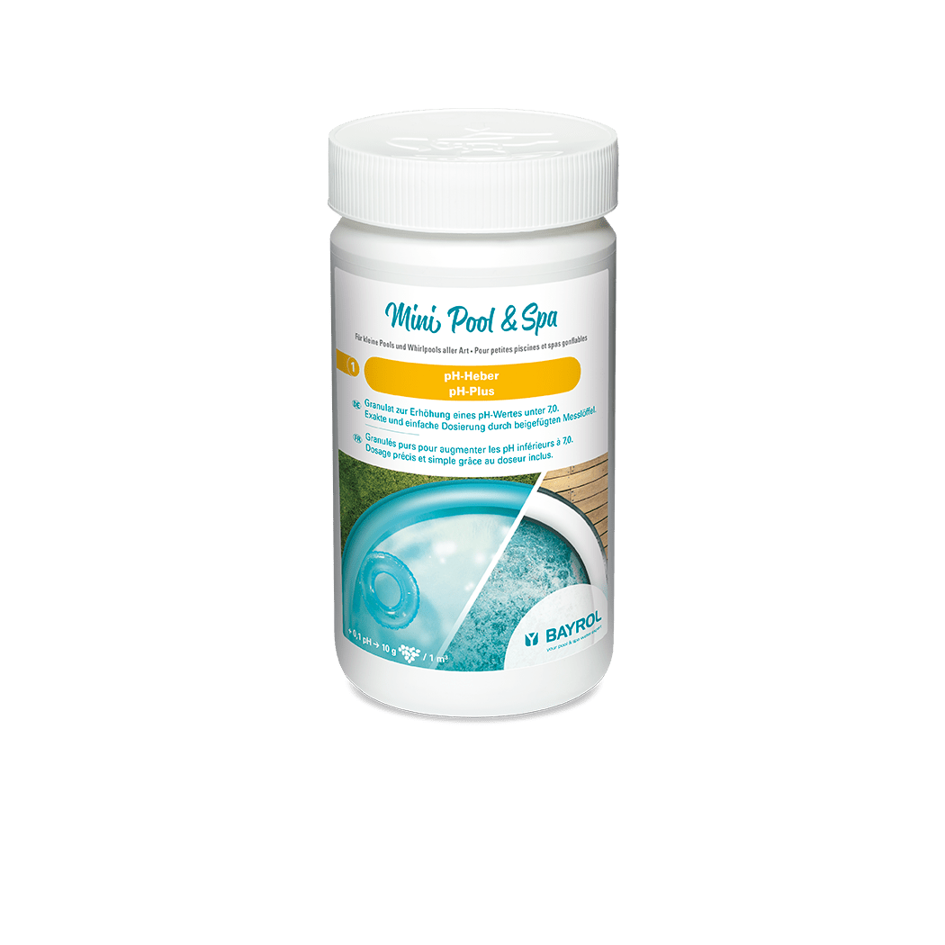 BAYROL Mini Pool & Spa pH-emelő 1 kg Koncentrált lúgos por | Doboz (1 kg) 